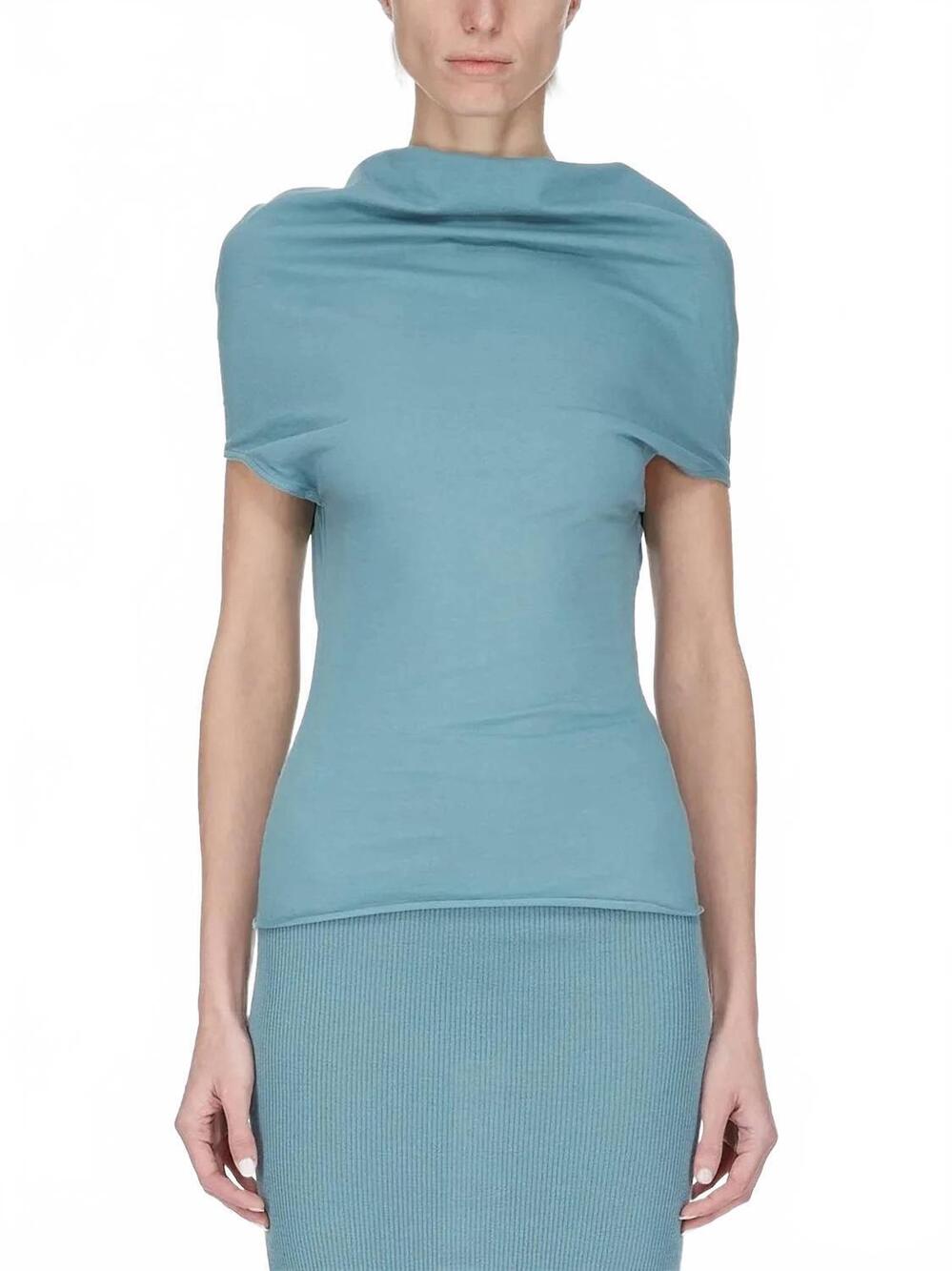 NEW RICK OWENS jersey shroud in mouthwash